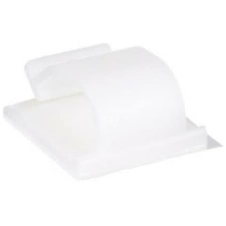 Panduit Cable Clip, Nylon 6/6, 0.62 in Bundle Dia., Natural, 1.24 in L, 500 PK ACC62-A-D